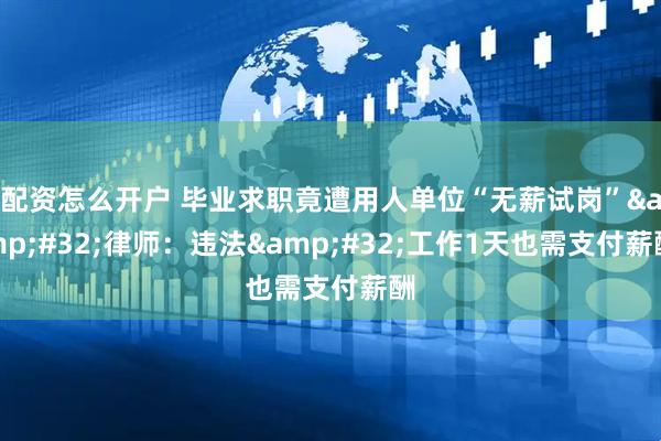 配资怎么开户 毕业求职竟遭用人单位“无薪试岗”&#32;律师：违法&#32;工作1天也需支付薪酬