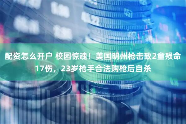 配资怎么开户 校园惊魂！美国明州枪击致2童殒命17伤，23岁枪手合法购枪后自杀